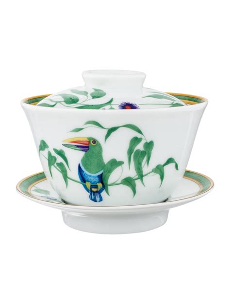 hermes toucans cup set price|Hermès Toucans Porcelain Tea Set, Hermes Limoges Toucans .